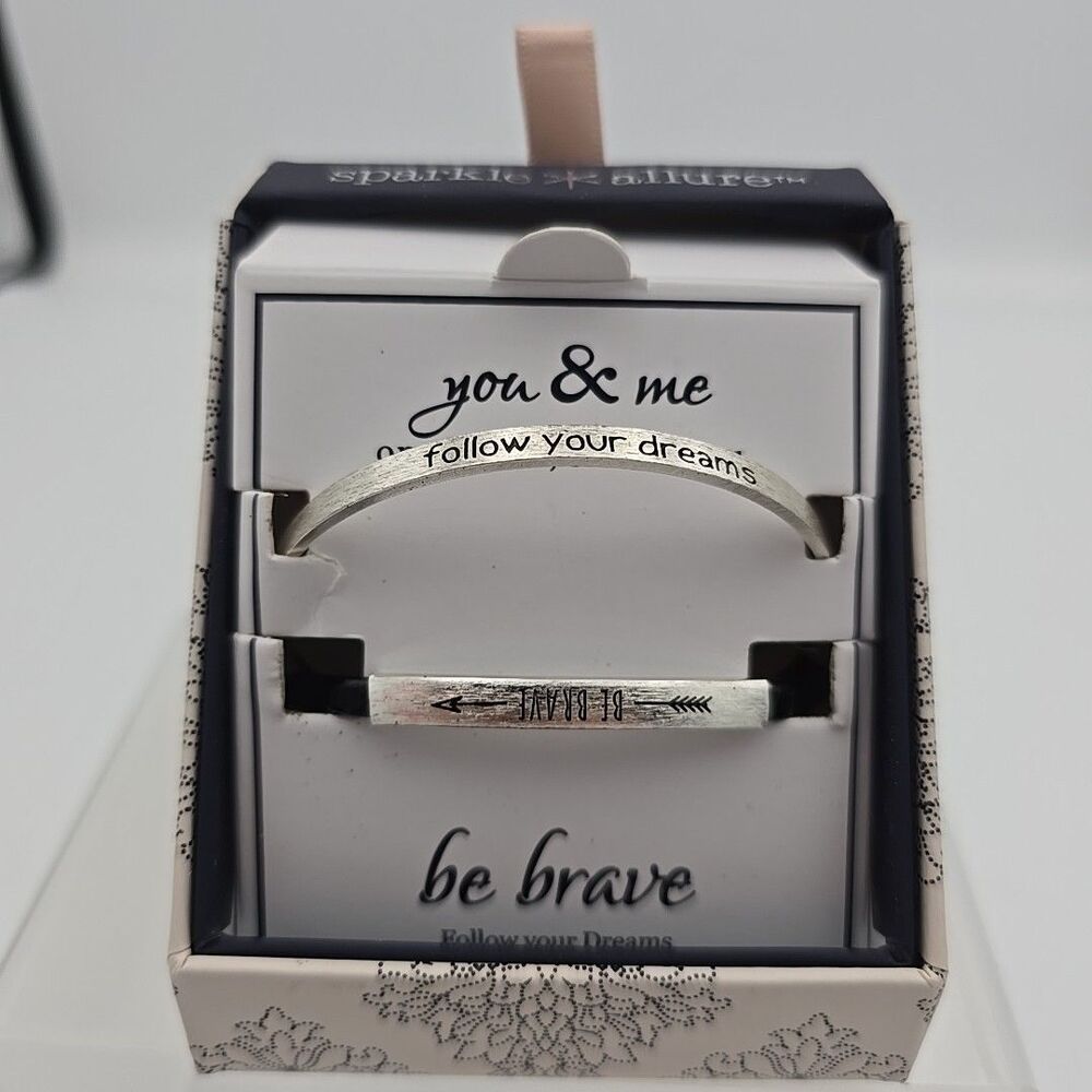 Be Brave And Follow Your Dream Cuff Bracelet | Inspiring Jewelry & Gifts In Box